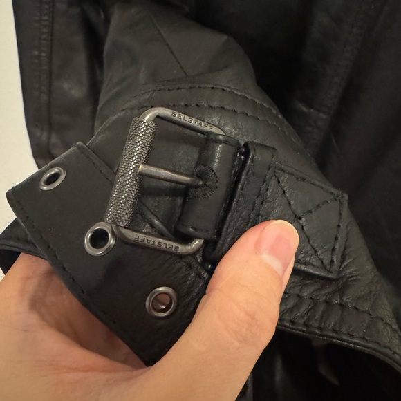 Belstaff Men's Signature Hand Waxed Sandway Leather Jacket Black EU 48 US 38 - Picture 16 of 17